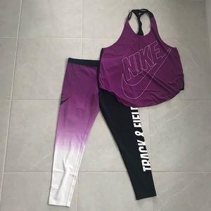 Nike Tights and Tank Top